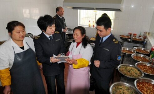 金乡县开展学校食堂集中整治