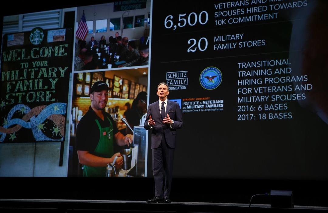 星巴克正在扮演一个正确的公司