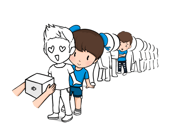 挂着“鲍师傅”招牌的网红店，长长的队里竟然有好多“托”