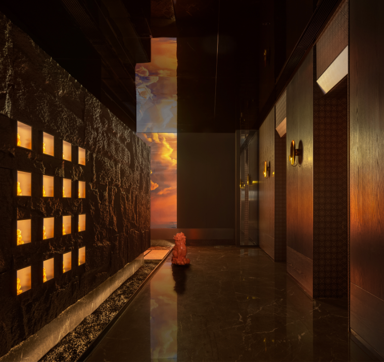 大相设计作品：麒麟晟, 云海光影下的中原海鲜酒楼